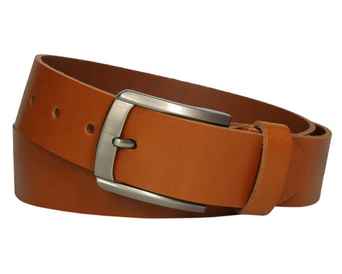 Ledergürtel 4cm cognac - ledergürtel,